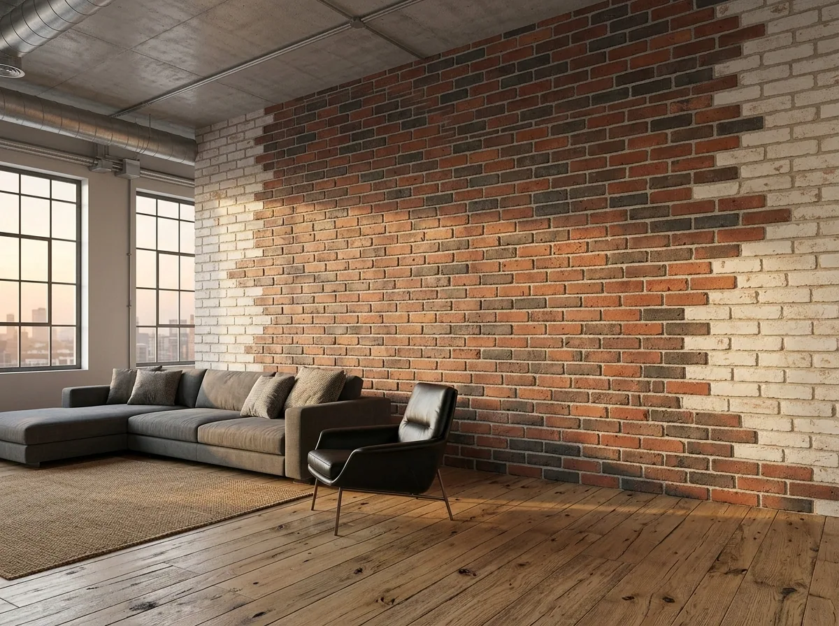 Brick Finish — process detail 1