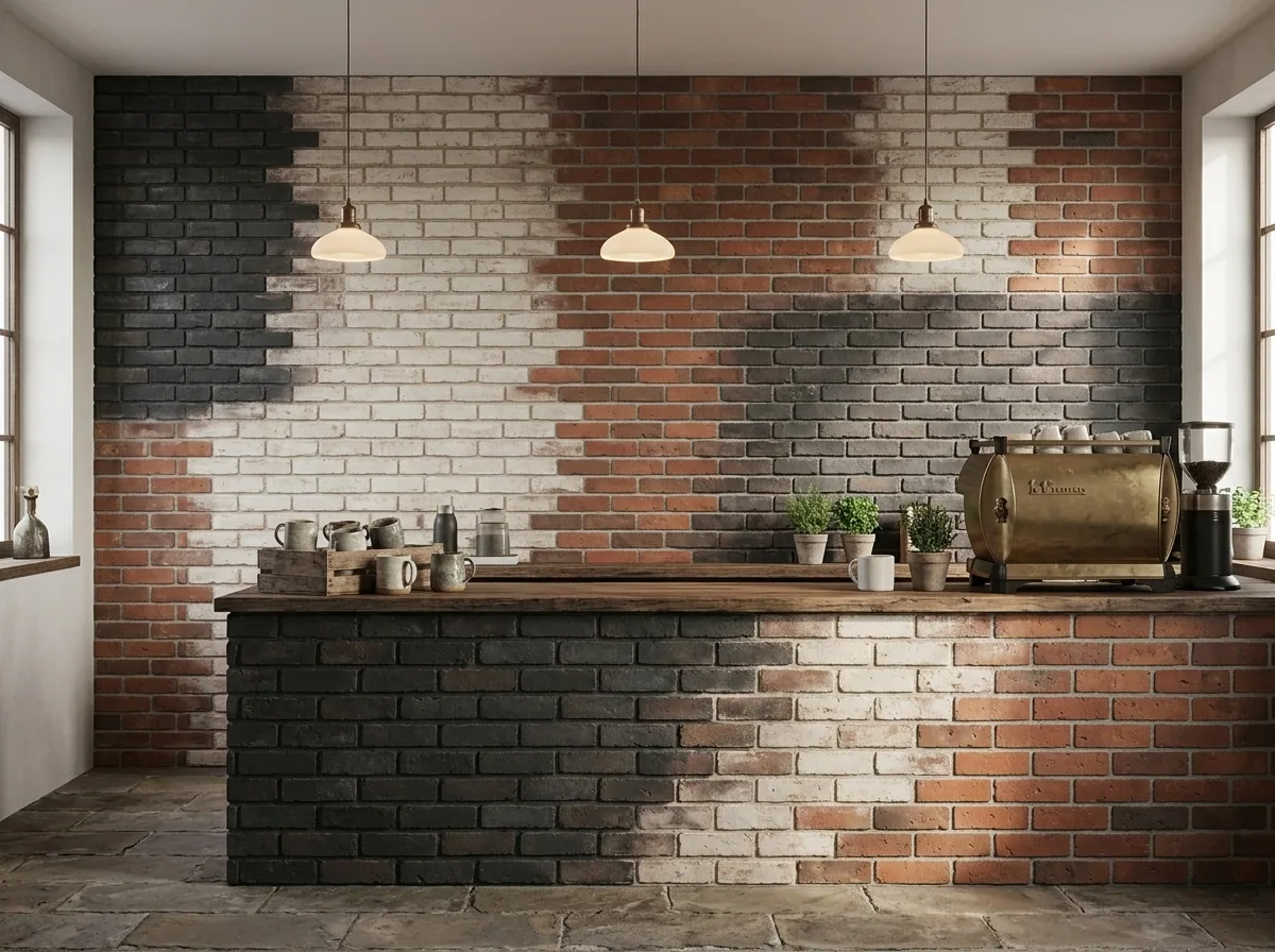 Brick Finish — process detail 2