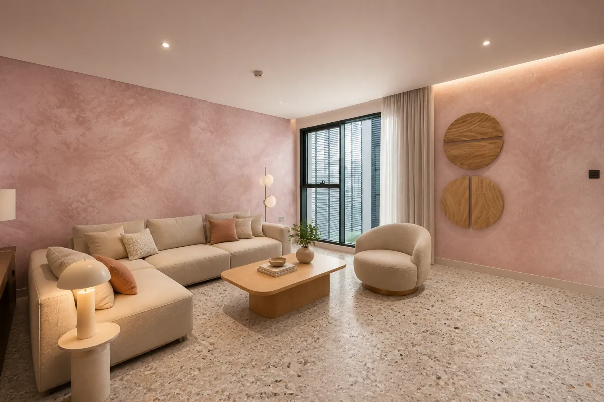 Microcement work in Abu Dhabi