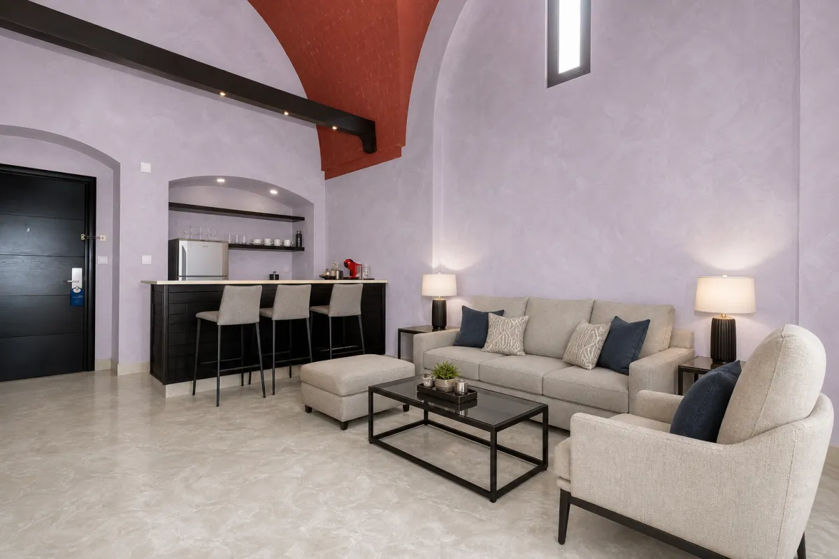 Microcement work in Ras Al Khaimah