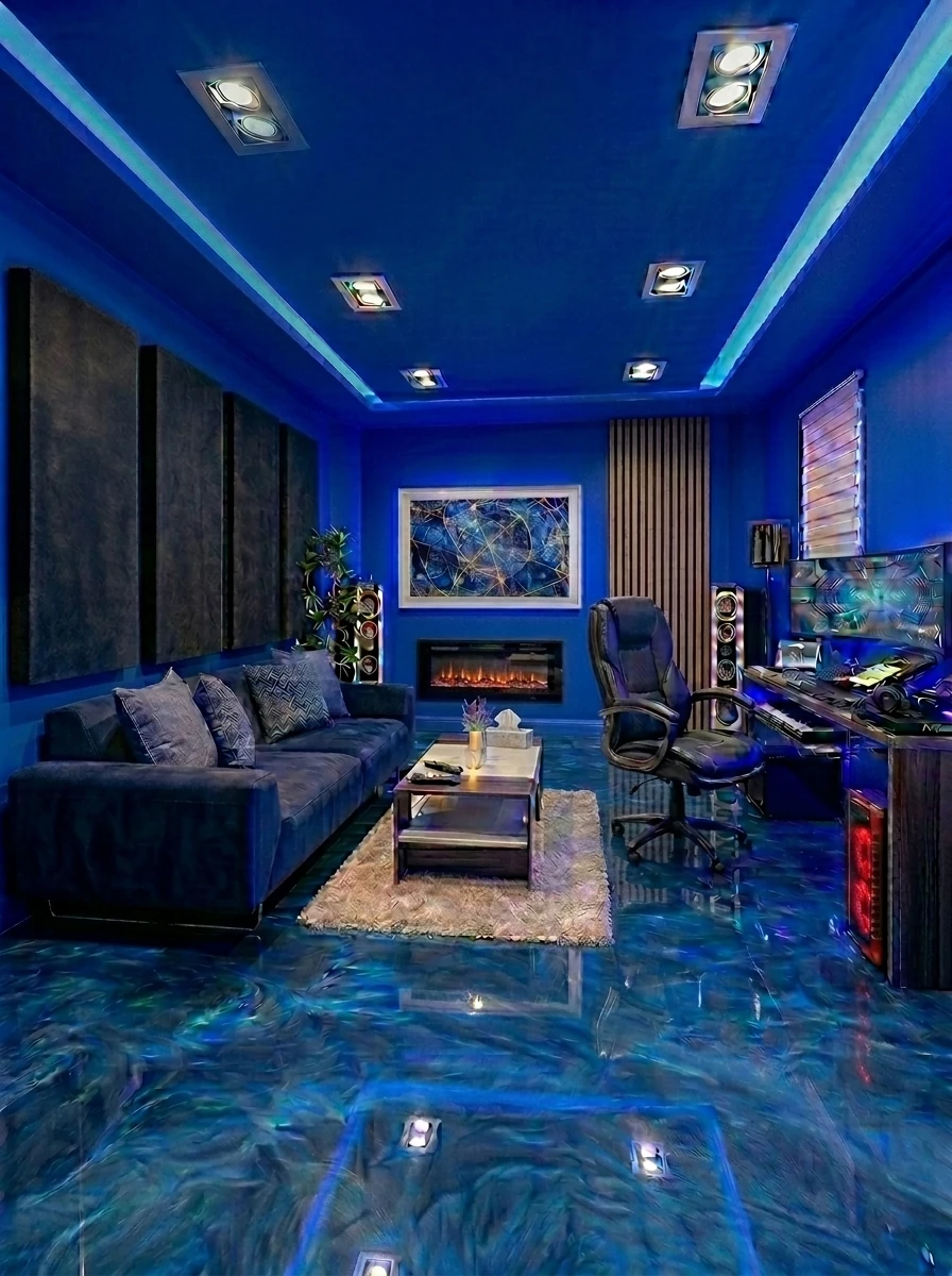Metallic epoxy — controlled chaos, every time