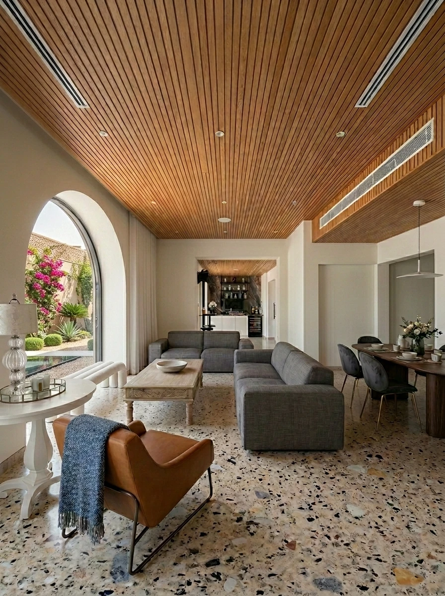 Terrazzo finish on a Abu Dhabi project