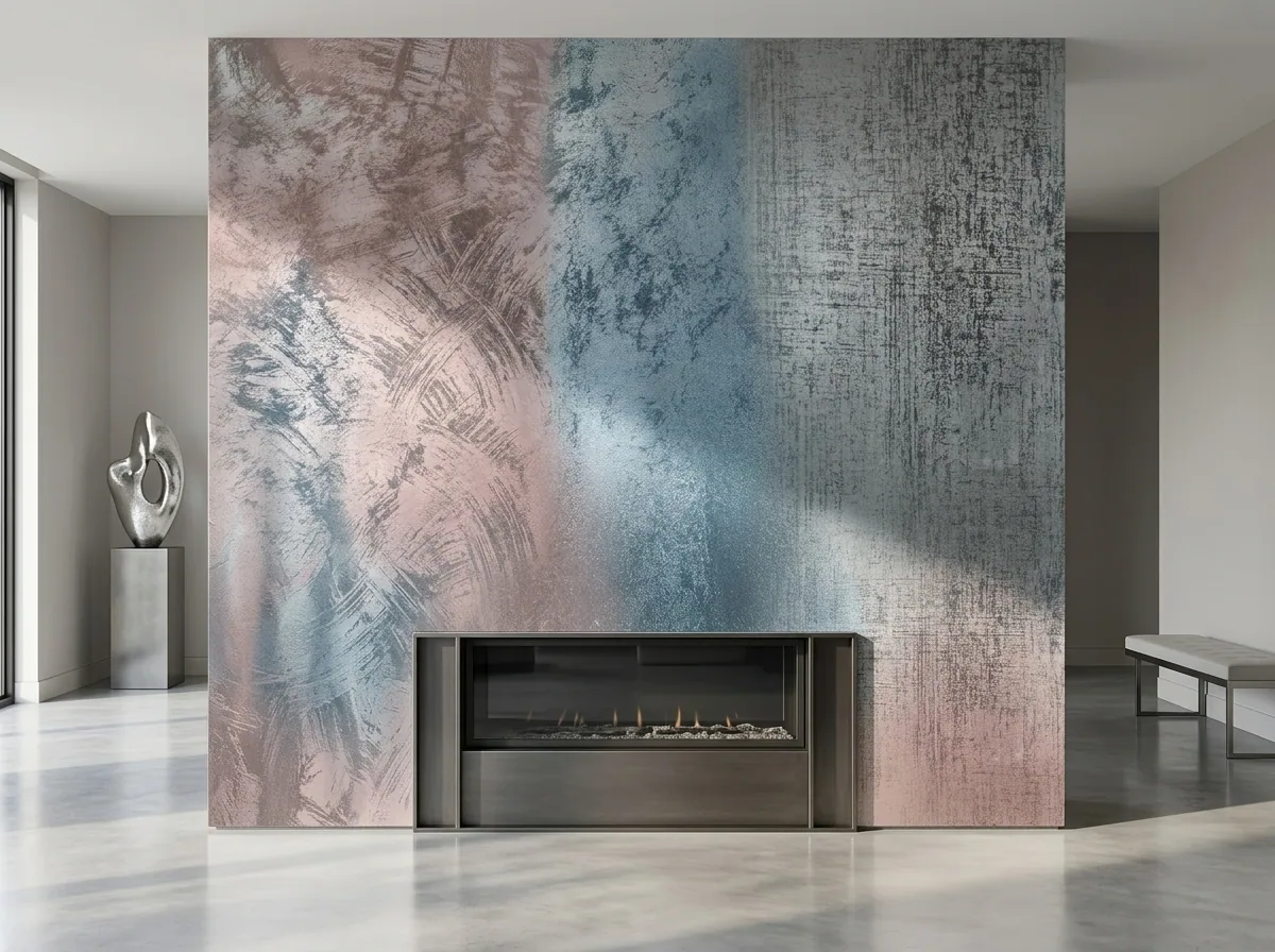 Metallic Wall Finish — process detail 4