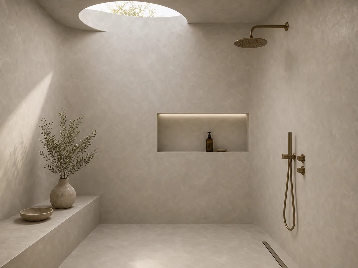 Microcement — process detail 1