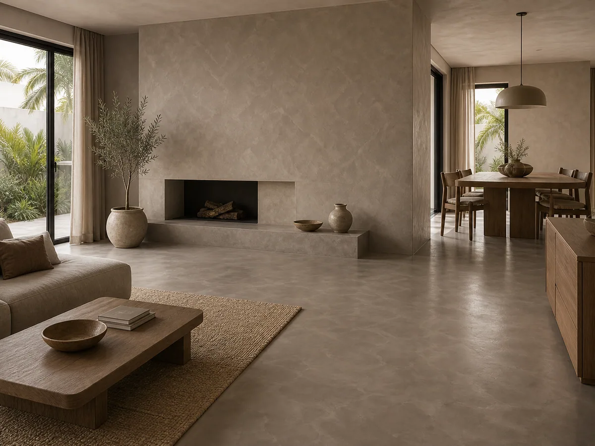 Microcement — process detail 3