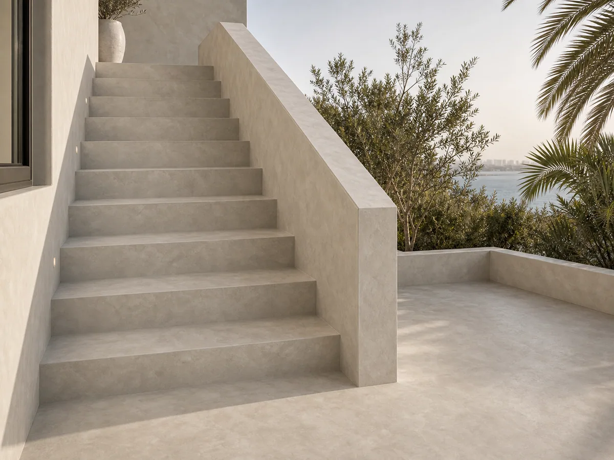 Microcement — process detail 4