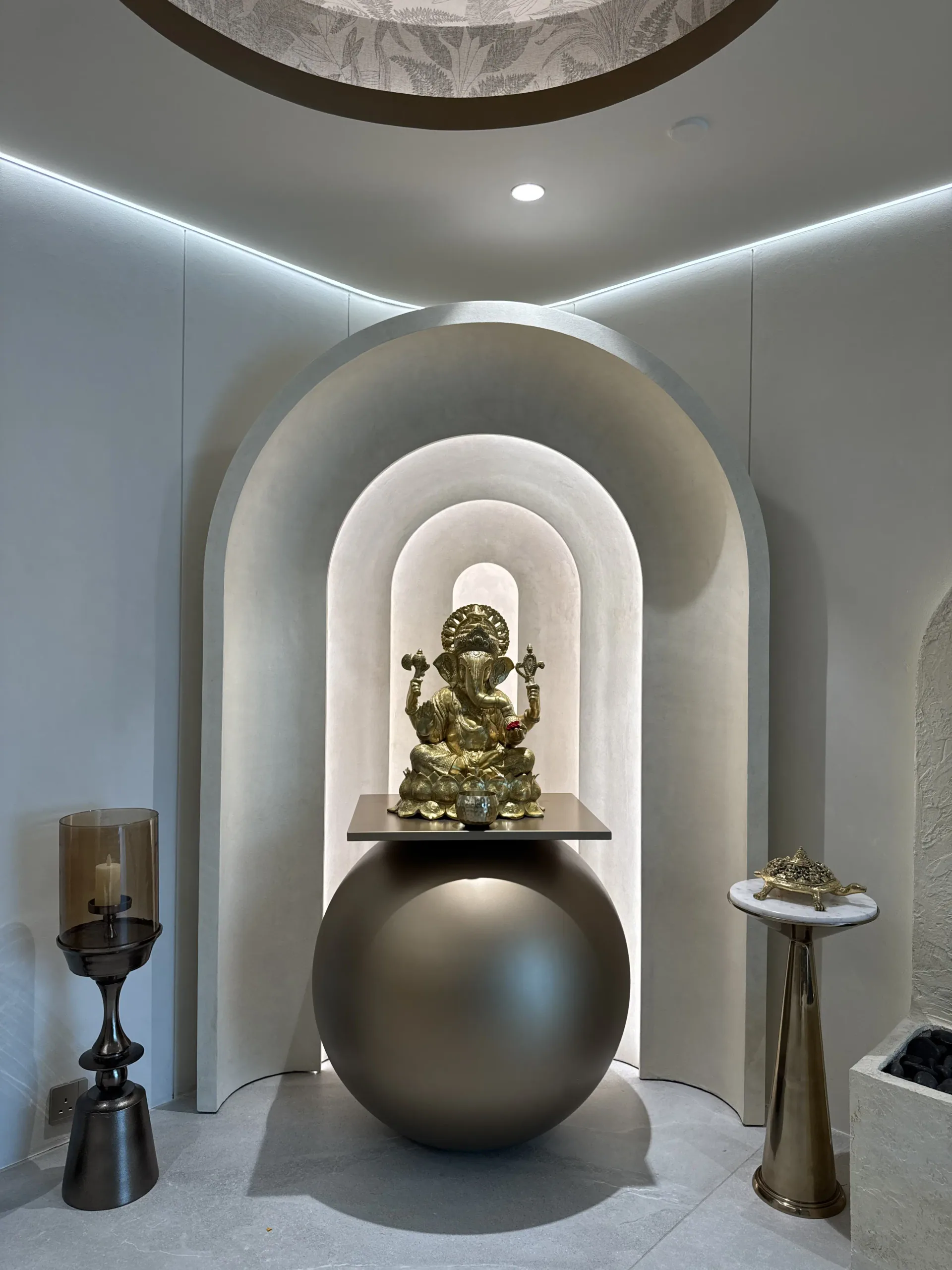 The Texture of Refined Living, a matte microcement commercial decorative finish in warm greige