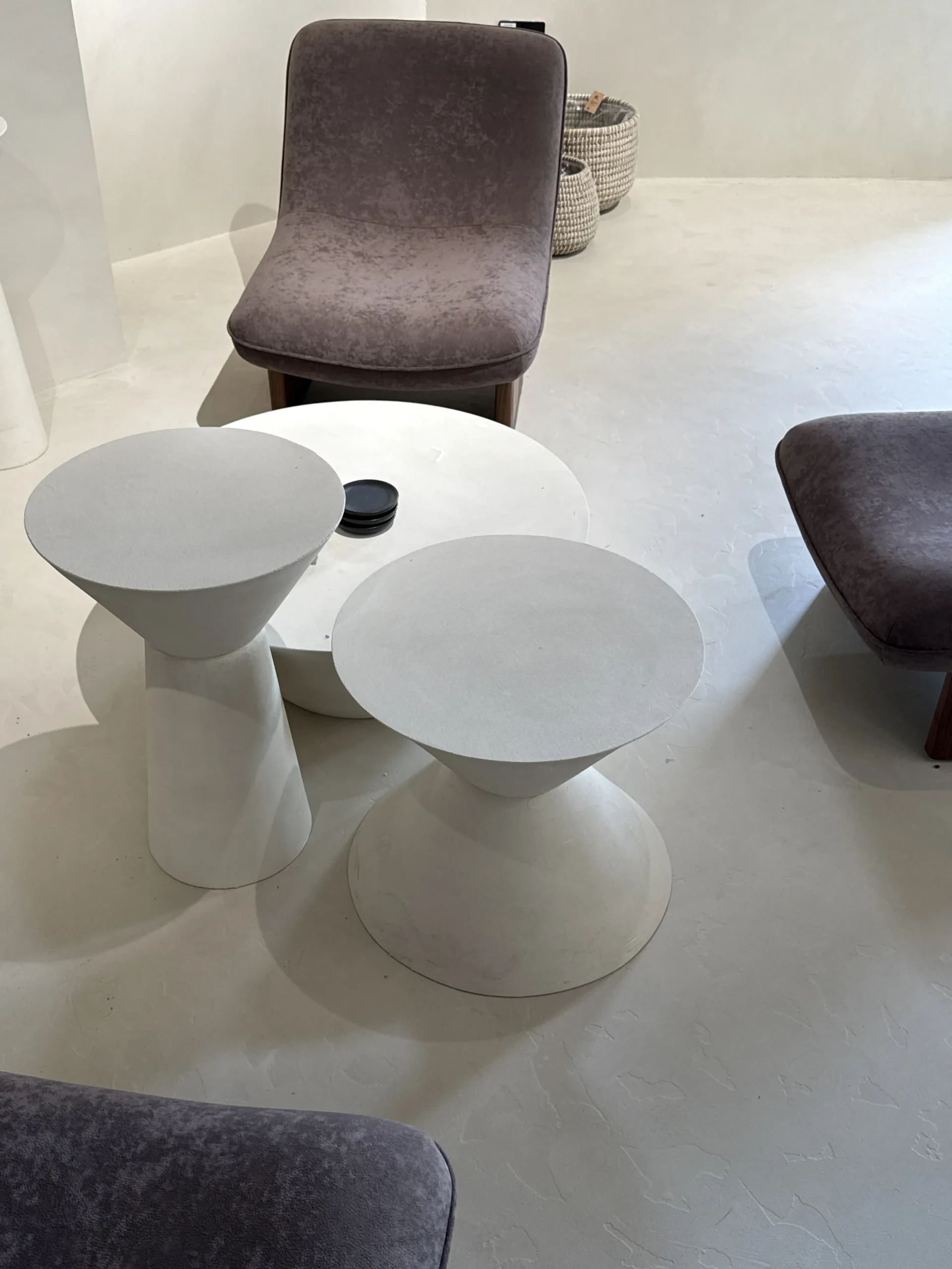 Quiet Luxury in Mineral Layers - Study 159, a marmorino residential decorative finish in mushroom grey