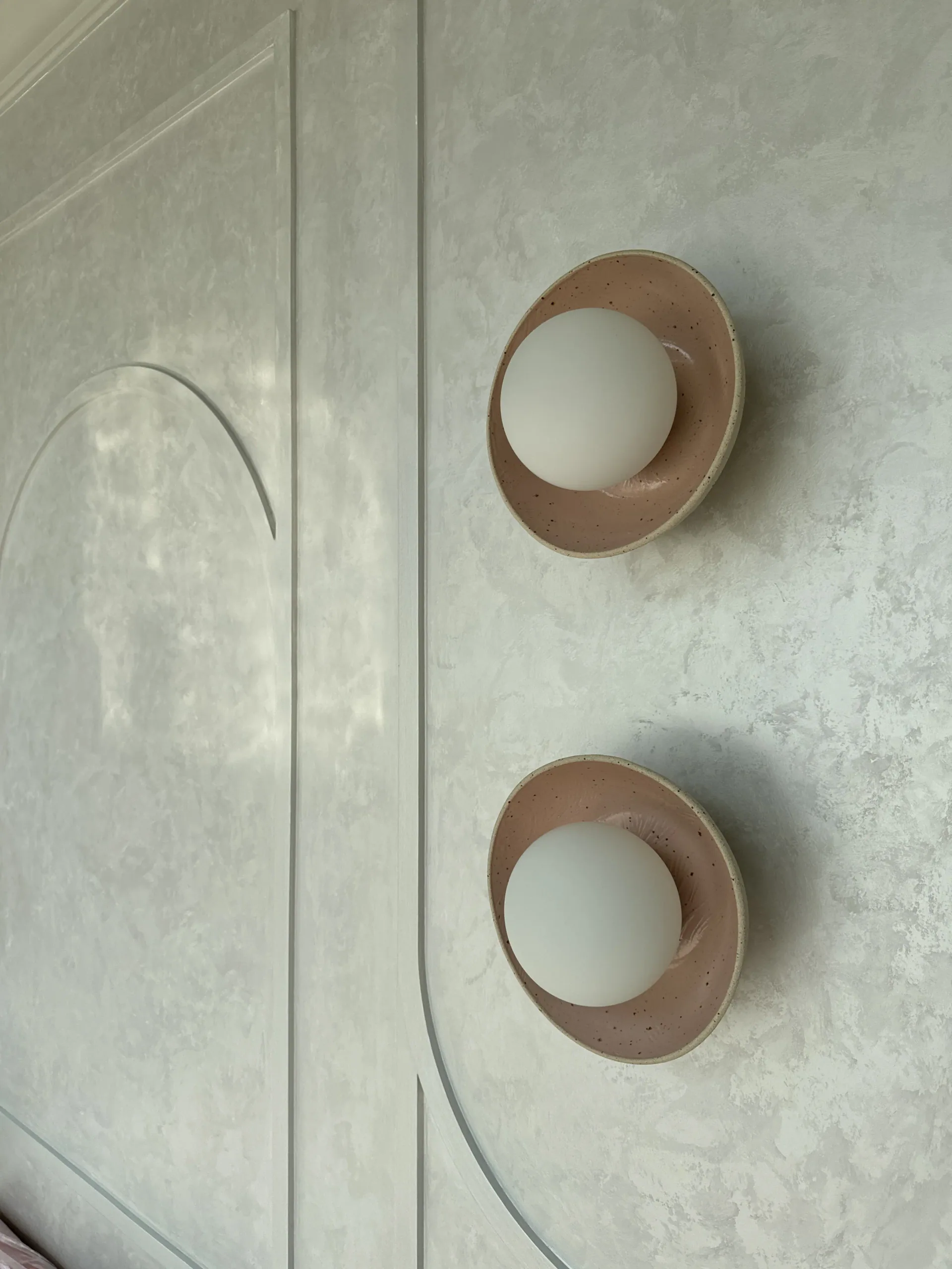 Depth Without Ornament - Study 17, a smooth microcement residential decorative finish in oyster white