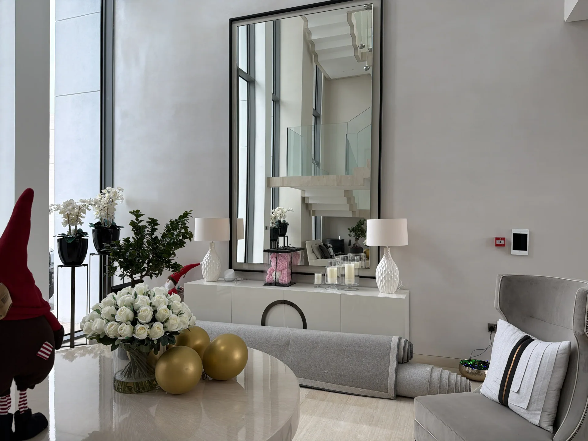 A Real-Site Finish Study - Study 18, a microcement residential decorative finish in greige