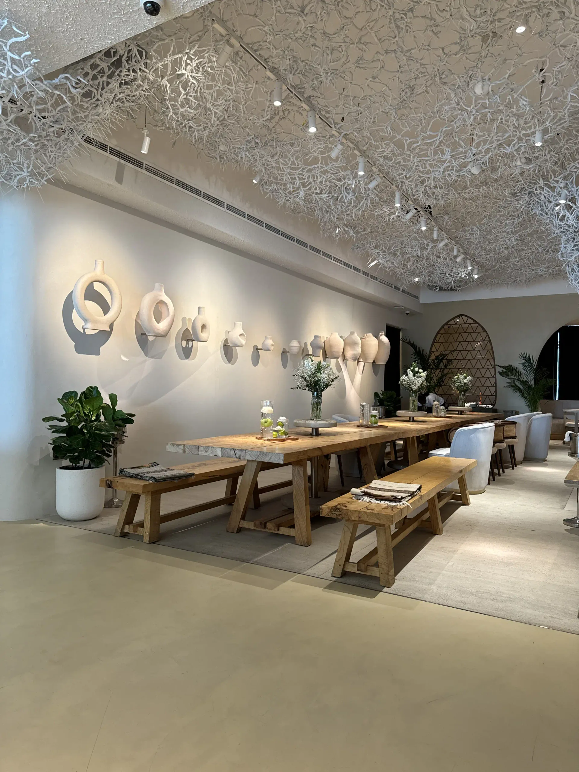 A Calm Continuous Surface - Study 44, a microcement overlay residential decorative finish in dune beige