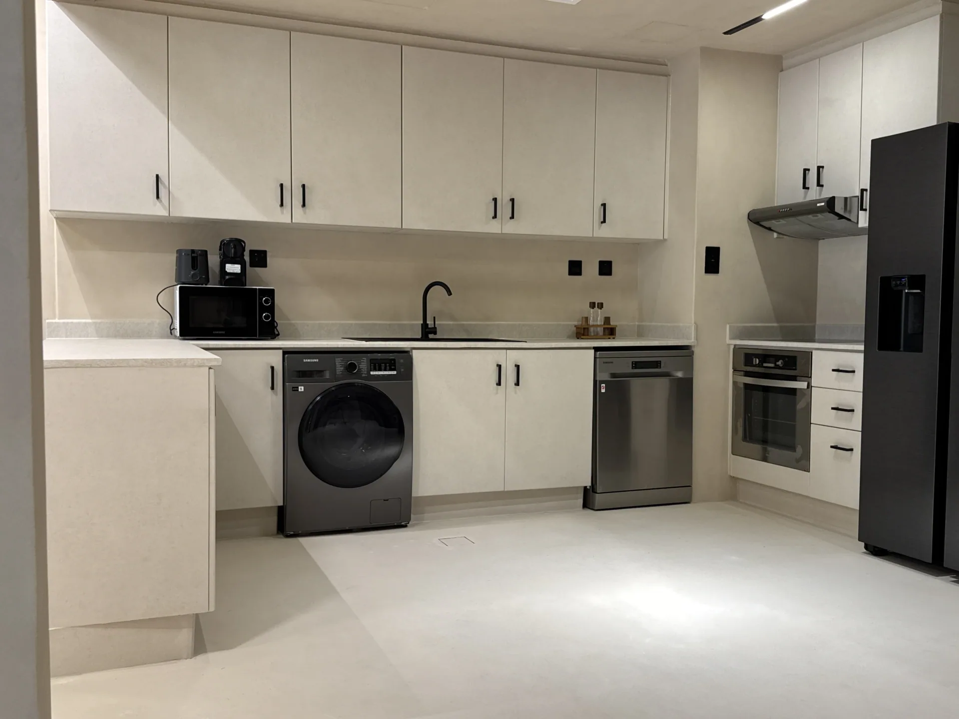 Depth Without Ornament - Study 65, a smooth microcement residential decorative finish in oyster white