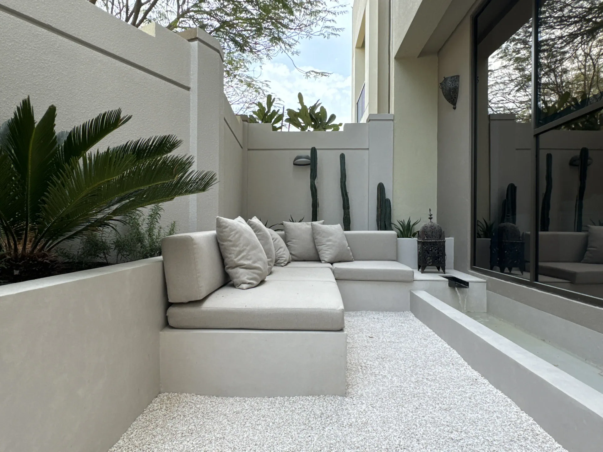 The Texture of Refined Living - Study 07, a matte microcement residential decorative finish in oyster white