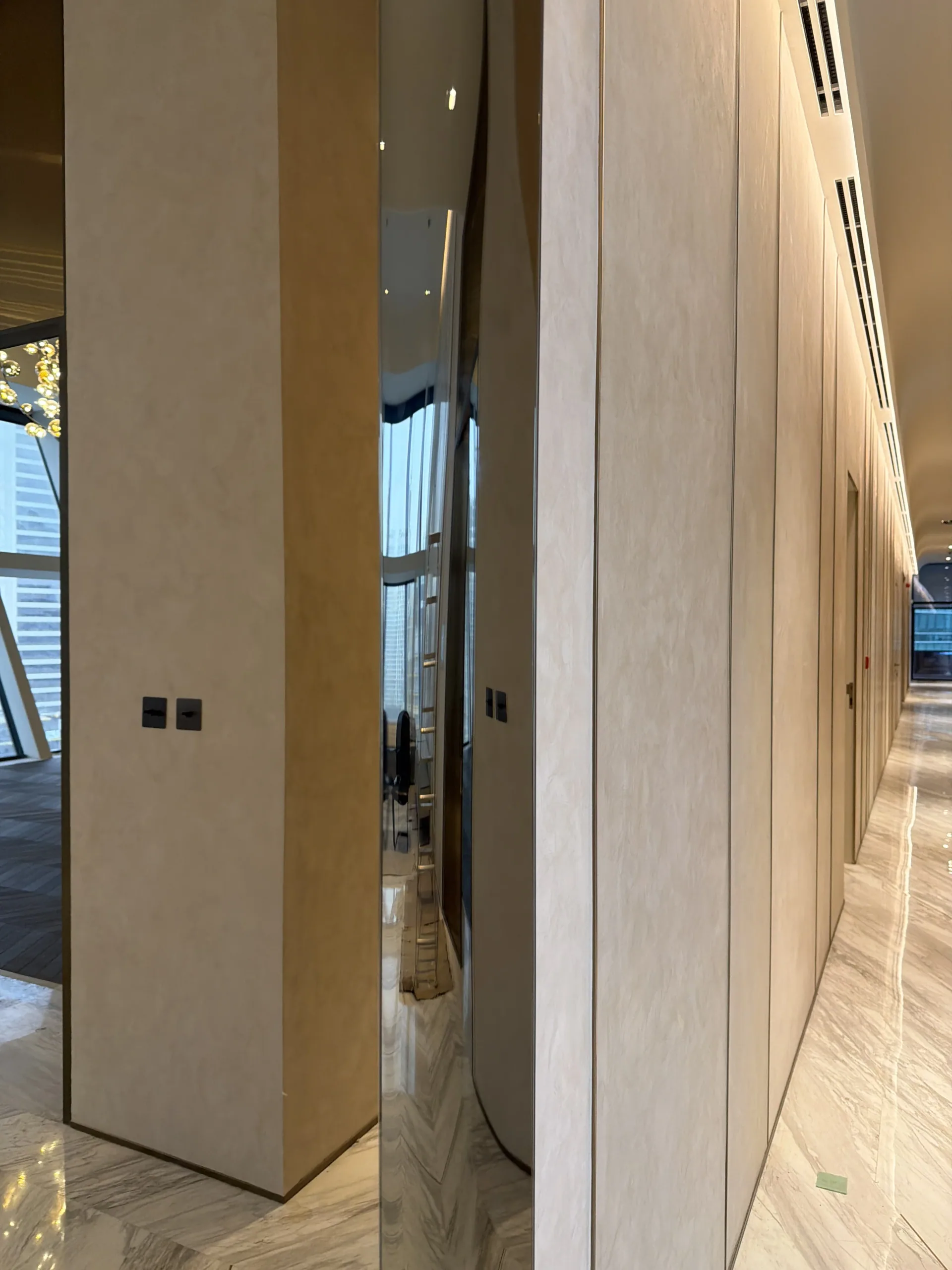 Depth Without Ornament - Study 95, a smooth microcement residential decorative finish in warm putty