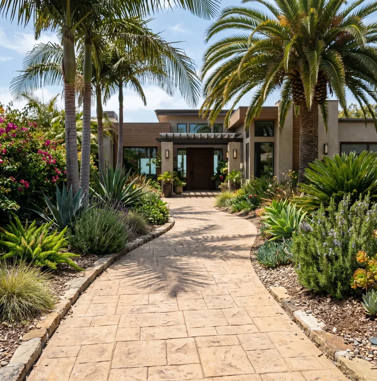 Stamped Concrete — Patterned concrete — stone, wood, slate.