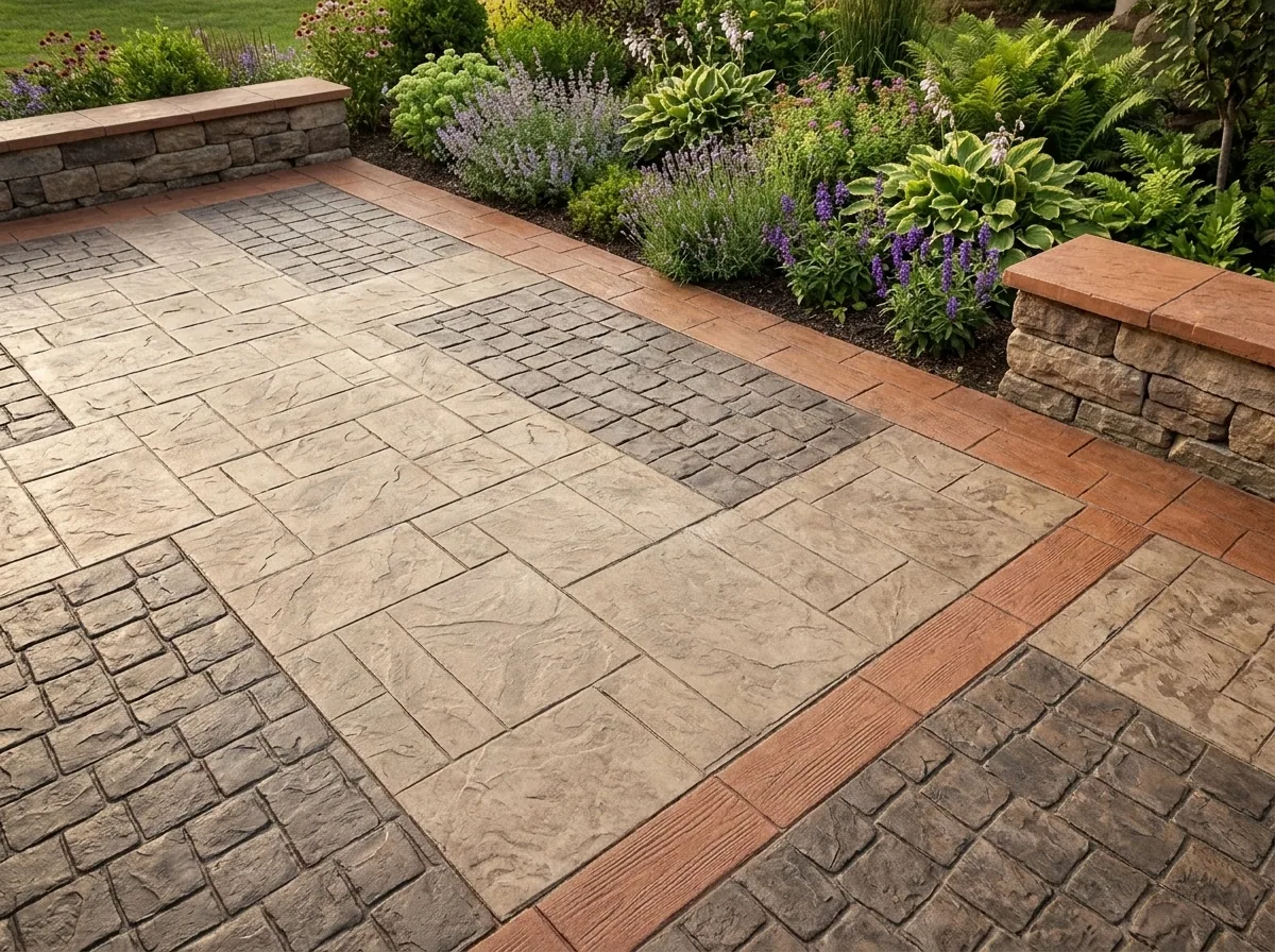 Stamped Concrete — process detail 2