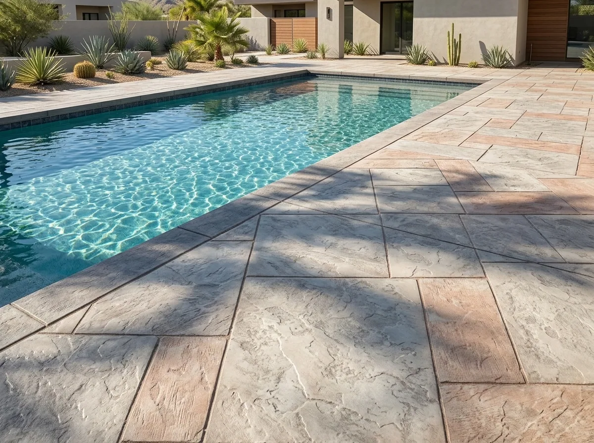 Stamped Concrete — process detail 3