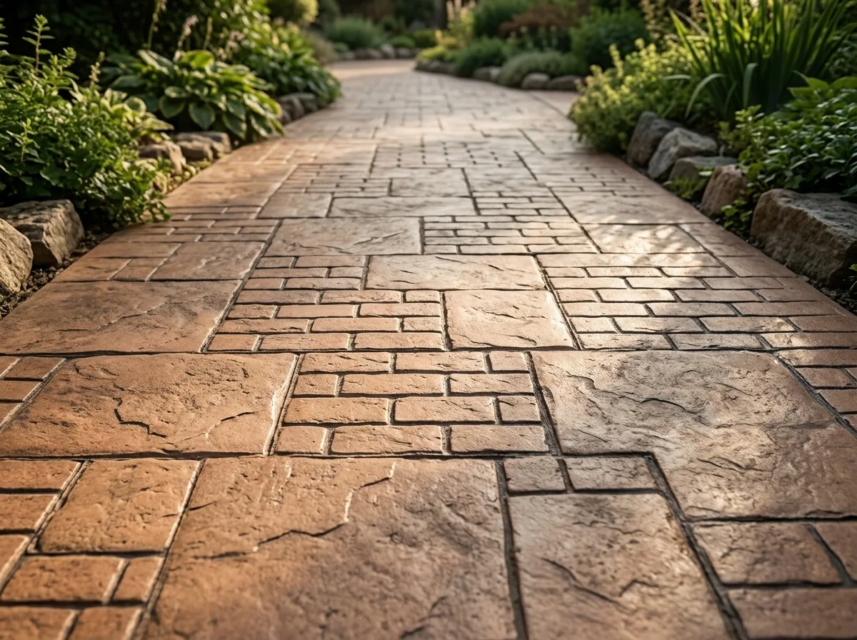 Stamped Concrete — process detail 4